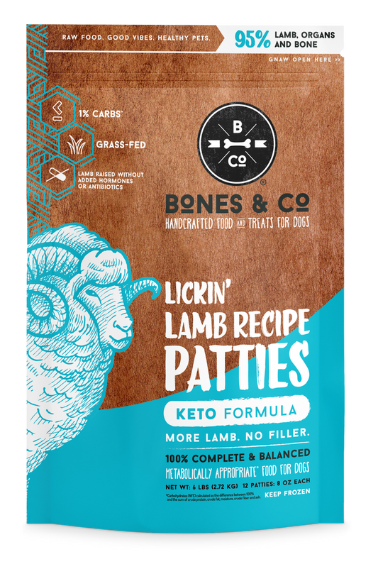 Bones N Co Lamb Patties 6-lb