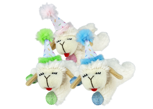 Multipet Lambchop Birthday Cat Toy