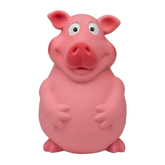 Territory Dog Toy Latex Pig 3.4"