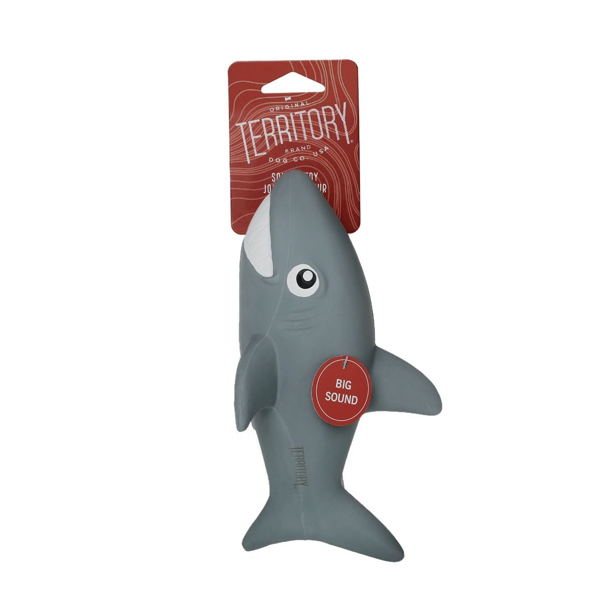 Territory Dog Toy Latex Shark 8.8"