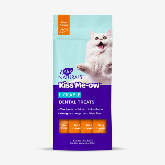 Ark Naturals Kiss Me-Ow Lickable Dental Treats Tuna 2oz