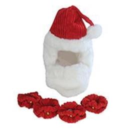 HuggleHounds Santa Costume XSmall