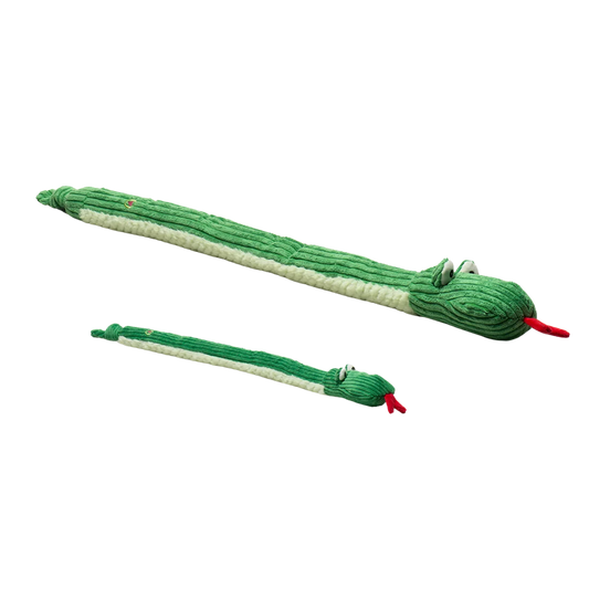 HuggleHounds Sir Squeaks-a-Lot Knottie Snake Dog Toy