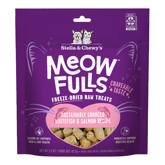 Stella & Chewy's Cat Meowfulls Whitefish & Salmon 1.5oz