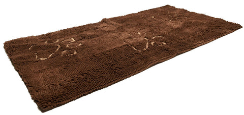 Dog Gone Smart Dirty Dog Doormat Mocha Brown Runner 60x30