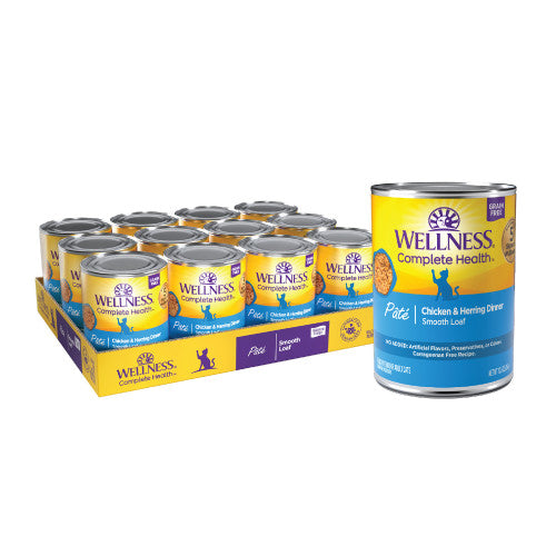 Wellness Chicken & Herring Canned Cat Food 5.5-oz