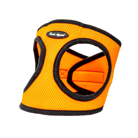 Bark Appeal Neon Orange Mesh Step in Harness