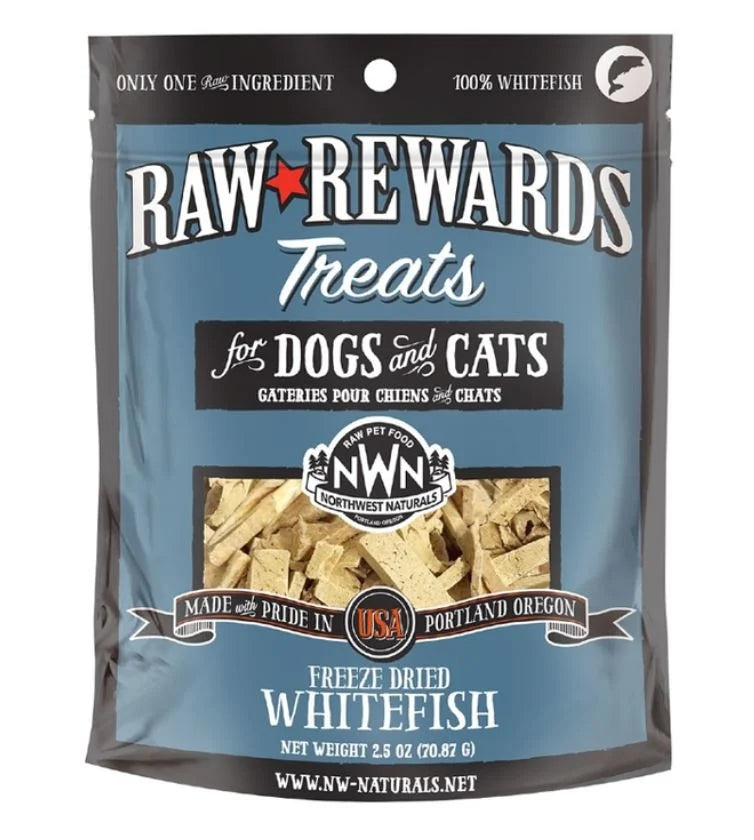 Northwest Naturals Freeze Dried Whitefish Treats 2.5oz