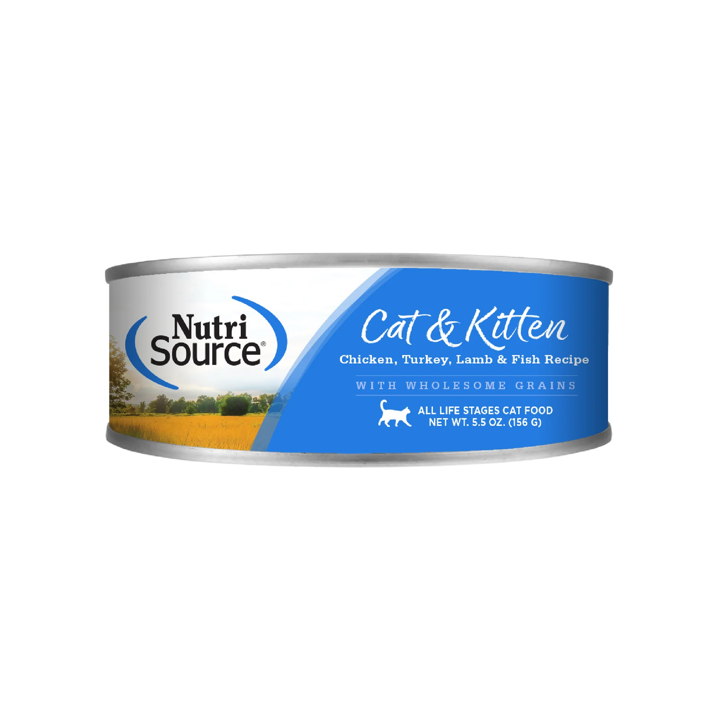 Nutrisource Cat & Kitten Chicken, Turkey, Lamb & Fish 5.5oz