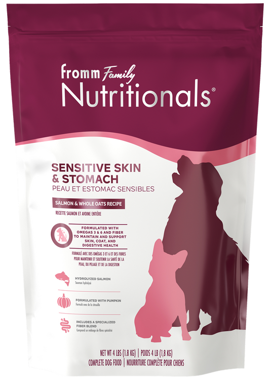 Fromm Nutritionals Sensitive Skin & Stomach Salmon & Whole Oats Recipe Dog Food