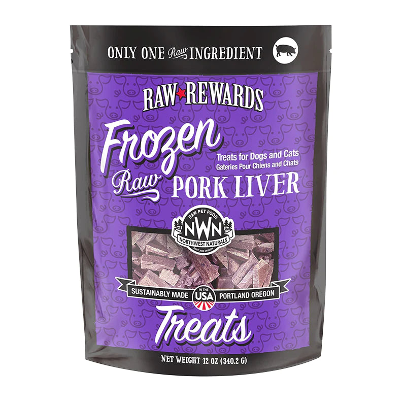 Northwest Naturals Frozen Pork Liver Treats 12oz