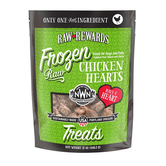 Northwest Naturals Frozen Chicken Heart Treats 12oz