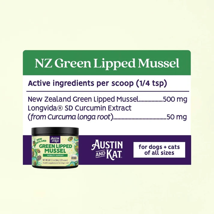 Austin & Kat Mobility Green Mussel Topper 60g