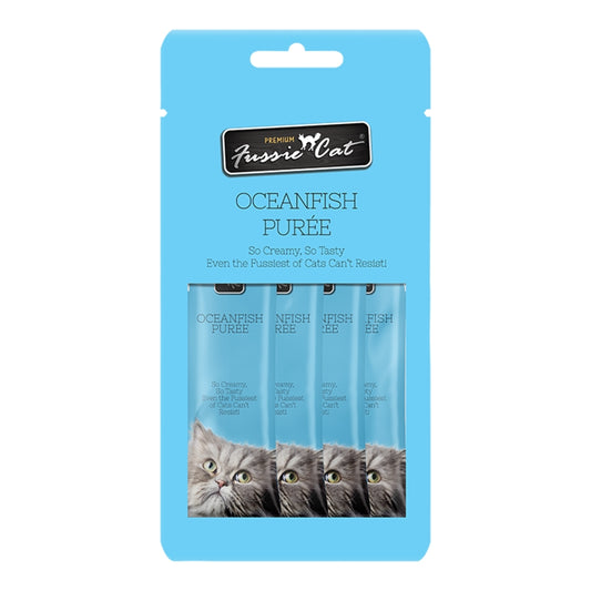 Fussie Cat Puree Oceanfish 4 count