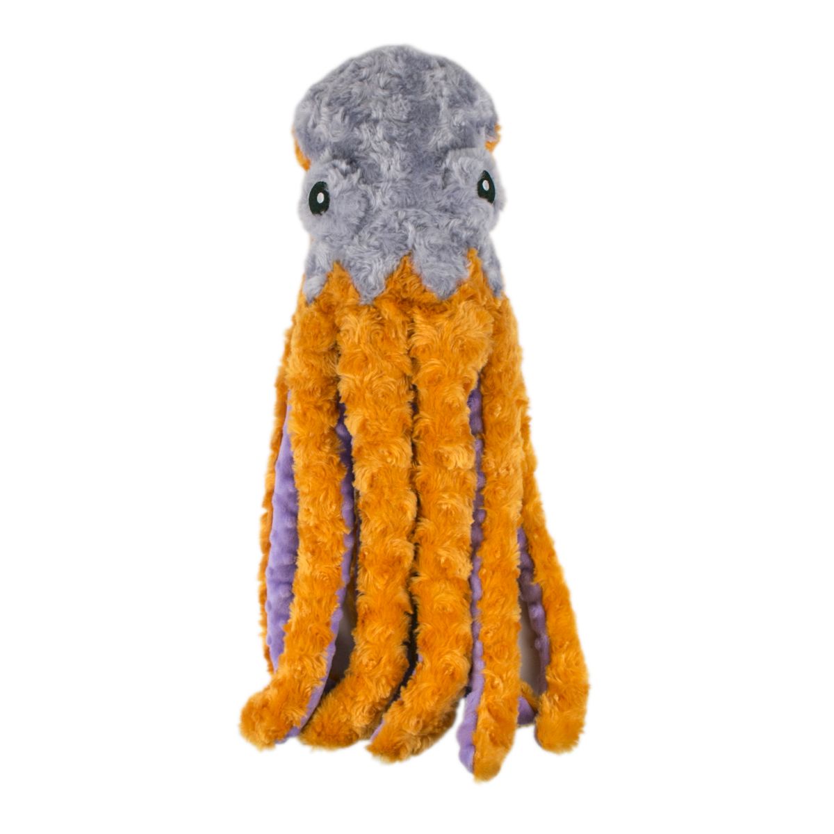 Tall Tails 14 In Octopus Rope Squeaker Crinkle Toy