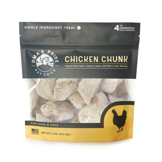 Oma's Pride Freeze-Dried Chicken Breast Chunks 1.5oz