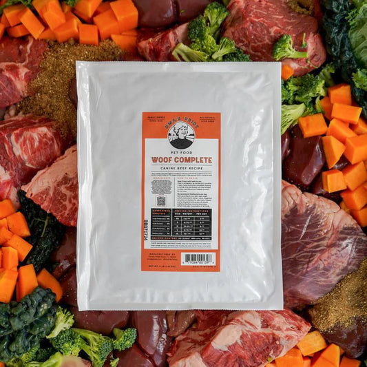 Oma's Pride Dog Woof Complete Beef 1lb