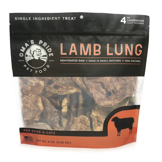 Oma's Pride Dehydrated Lamb Lung 1.5oz