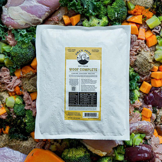 Oma's Pride Dog Woof Completely Chicken 1lb