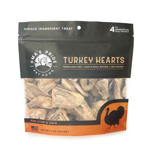 Oma's Pride Freeze-Dried Sliced Turkey Heart 1.5oz
