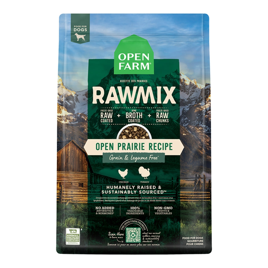 Open Farm Dog Grain Free RawMix Open Prairie 20lb