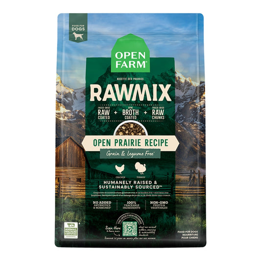 Open Farm Dog Grain Free RawMix Open Prairie 20lb