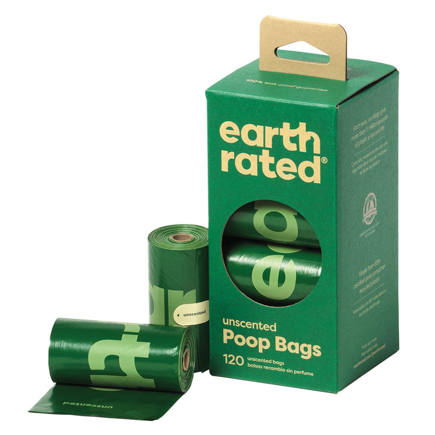 Earth Rated Unscented Poop Bag Refills 120-ct