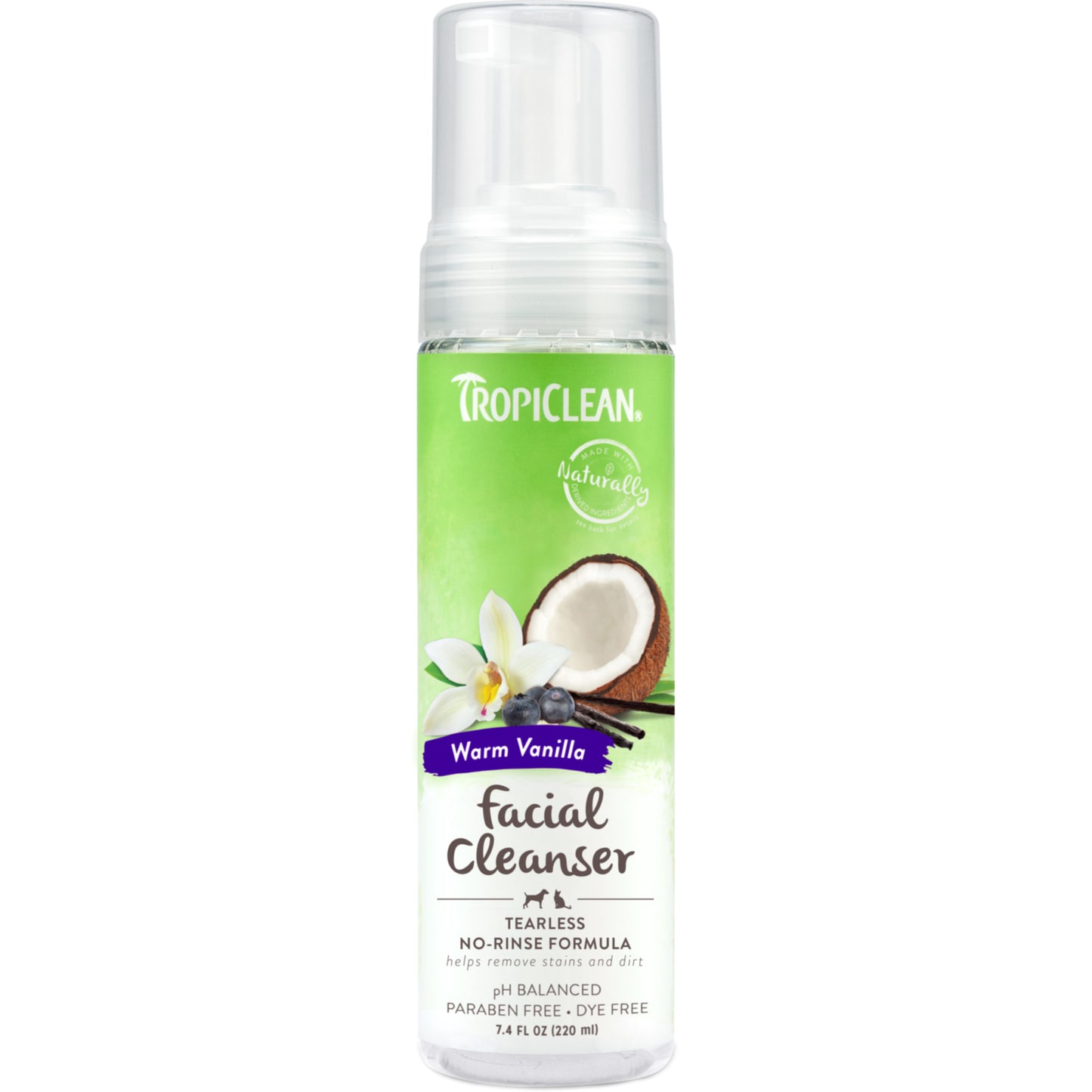 Tropiclean Facial Cleanser Tearless 7.4-oz