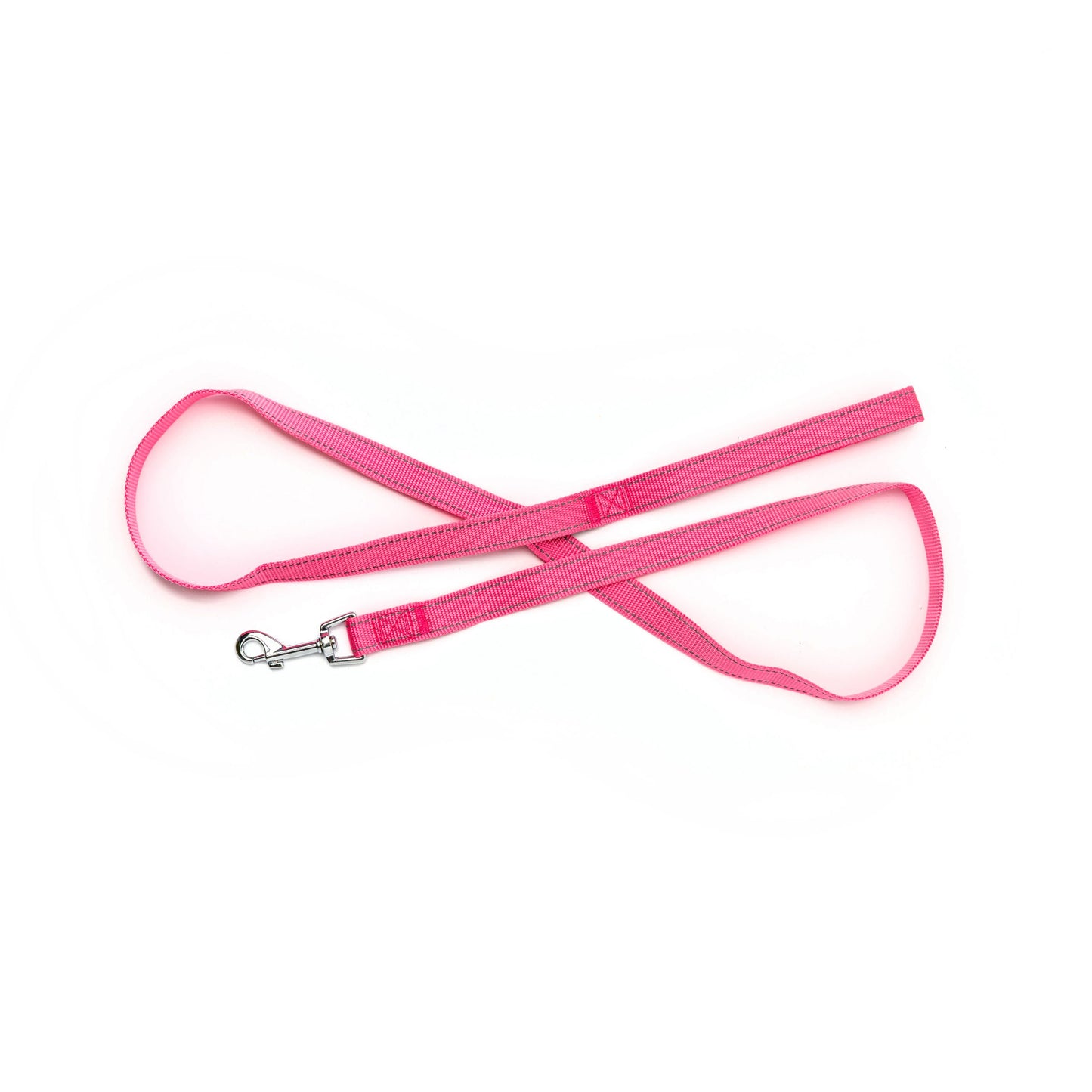 Bark Appeal Pink Reflective Leash 5/8"