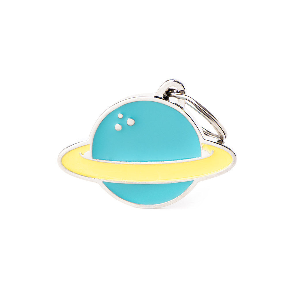 MyFamily Charms Planet Dog Tag
