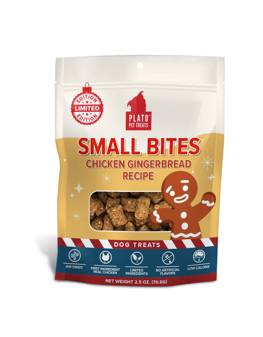 Plato Holiday Bites Gingerbread 2.5oz