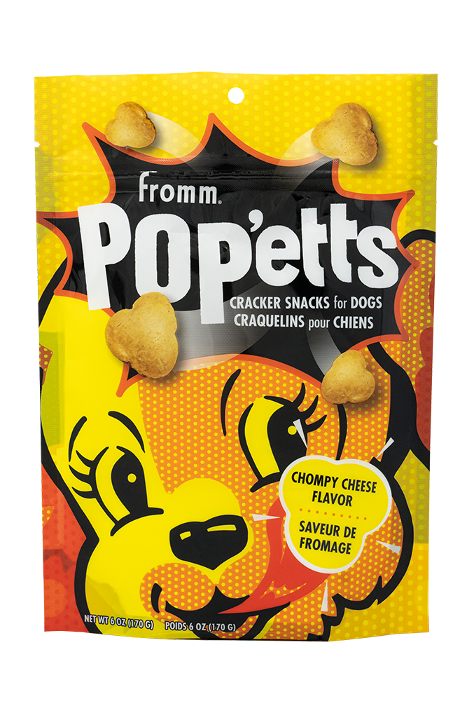 Fromm Pop'Etts Chompy Cheese Dog Treats 6-oz