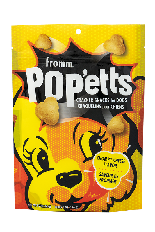 Fromm Pop'Etts Chompy Cheese Dog Treats 6-oz