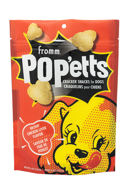 Fromm Pop'Etts Kickin' Chicken Liver Dog Treats 6 oz