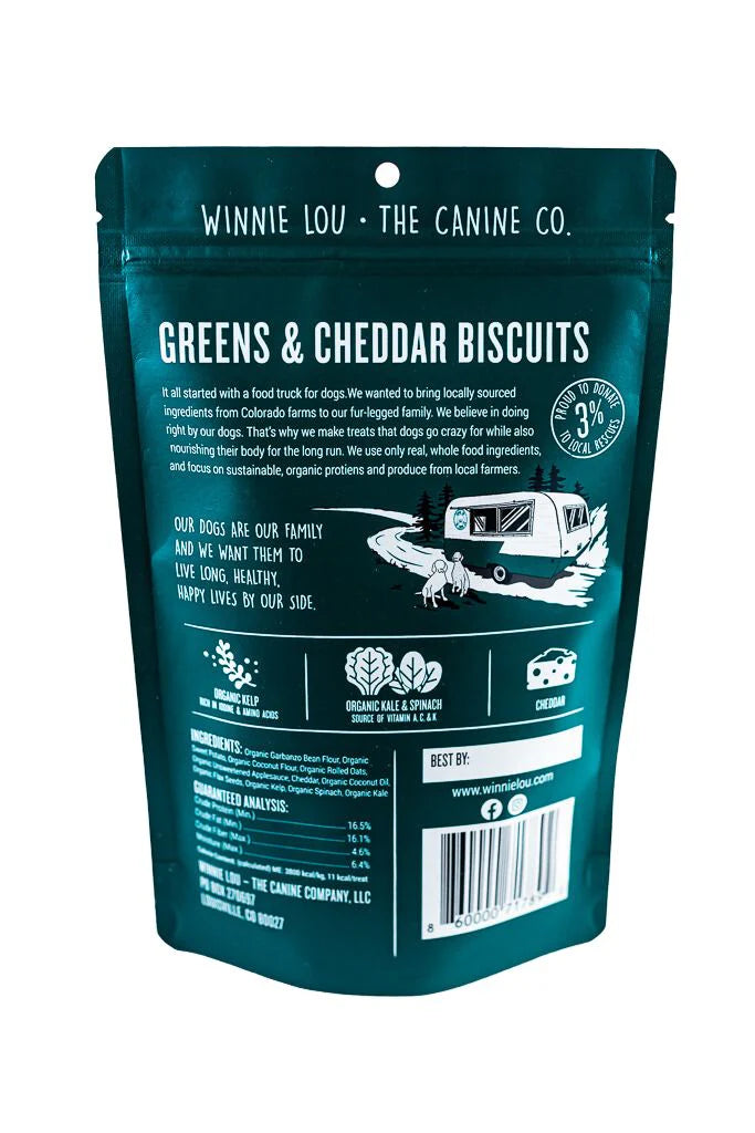 Winnie Lou Greens & Cheddar Pretzels 4oz