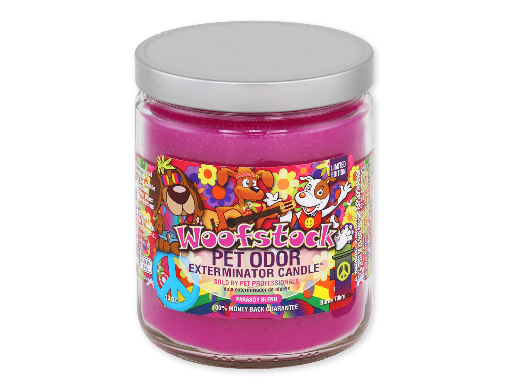 Pet Odor Exterminator Candle Woofstock 13-oz