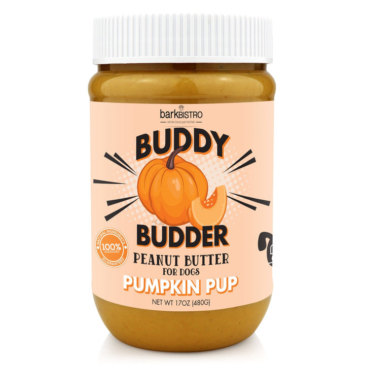 BarkBistro Buddy Budder Pumpkin Pup Peanut Butter 16 Oz