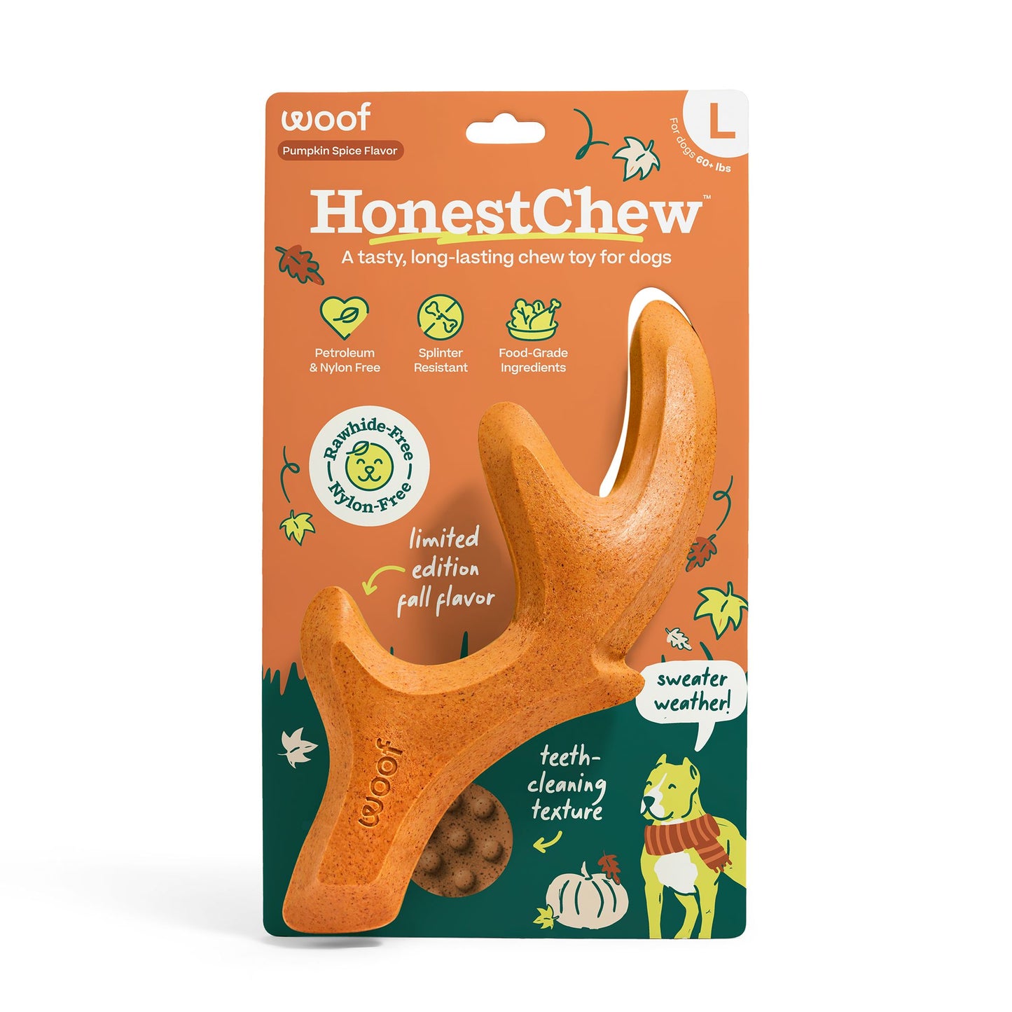 Woof Pumpkin Spice Honest Chew