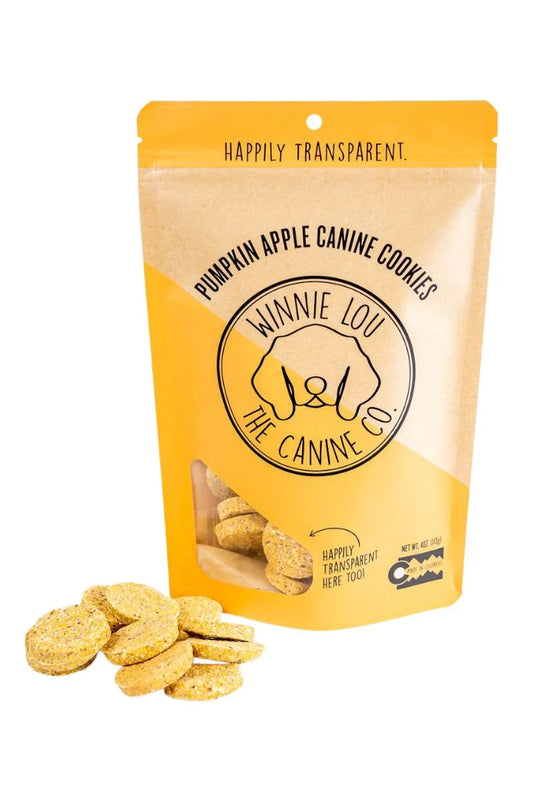 Winnie Lou Pumpkin Apple Canine Cookies 5oz