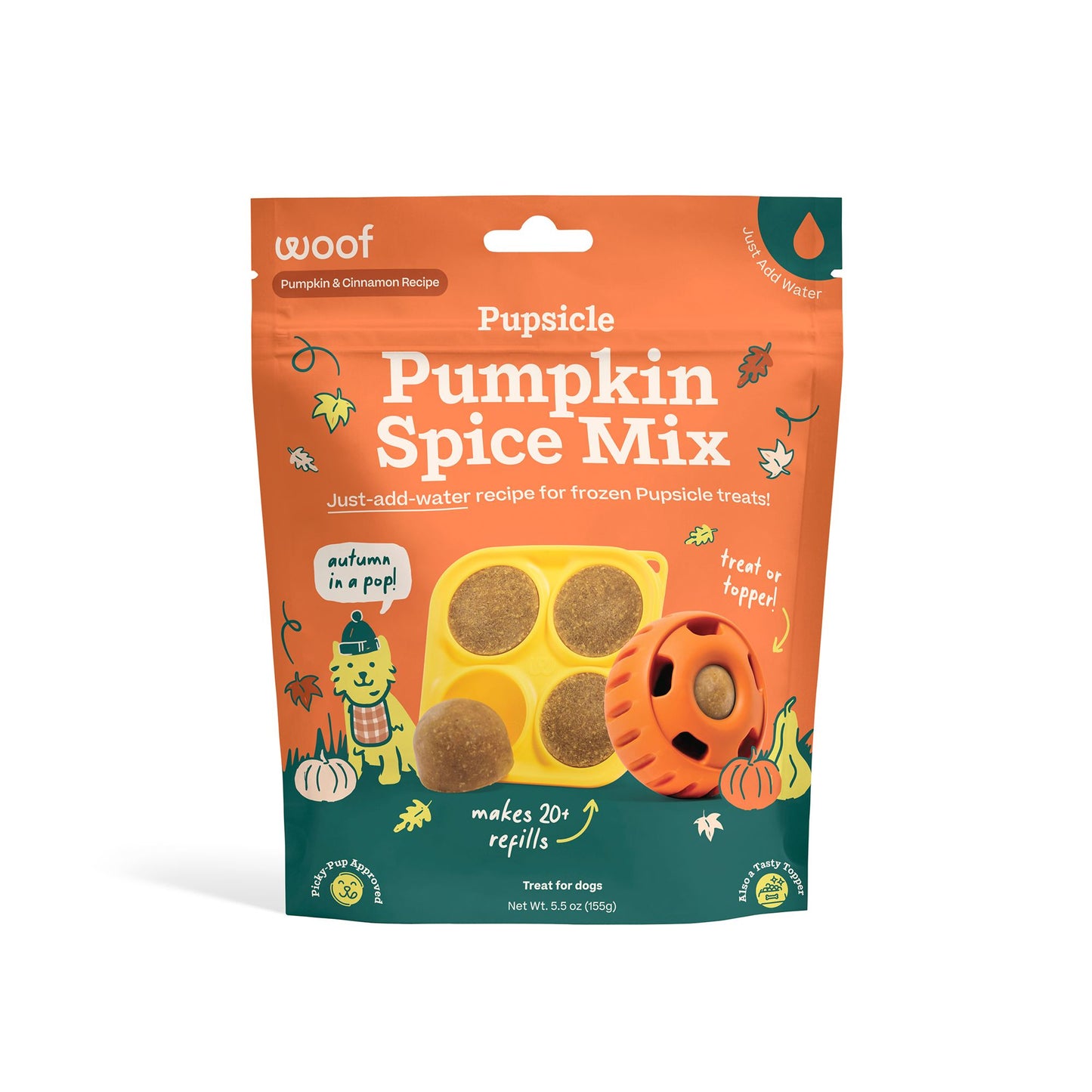 Woof Pupsicle Pumpkin Spice Mix 5.5oz