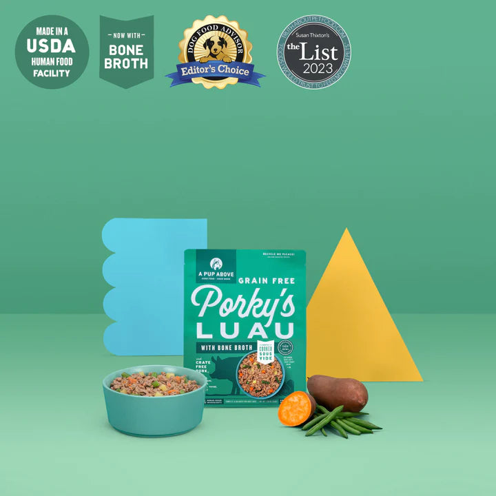 A Pup Above Porky's Luau Gently Cooked Dog Food