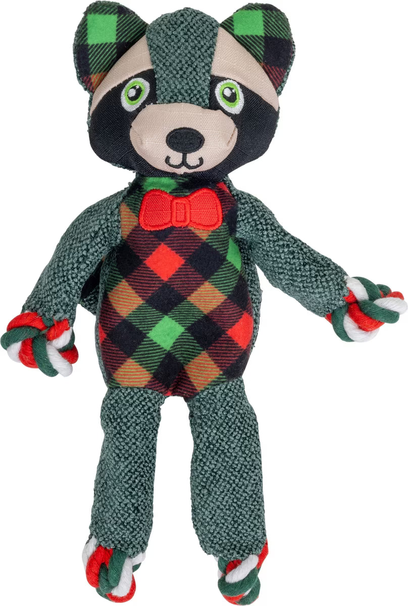 KONG Holiday Floppy Knots Dapper Assorted S/M Dog Toy