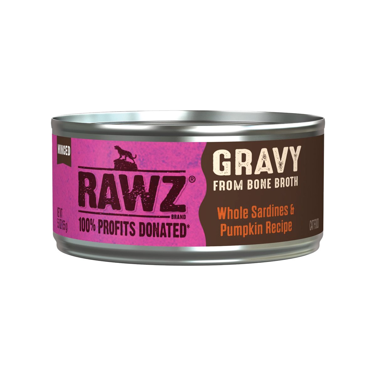 Rawz Natural Cat Gravy with Whole Sardines & Pumpkin 3oz