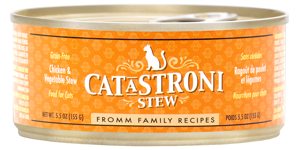 Fromm Catastroni Chicken & Vegetable Stew Canned Cat Food 5.5-oz