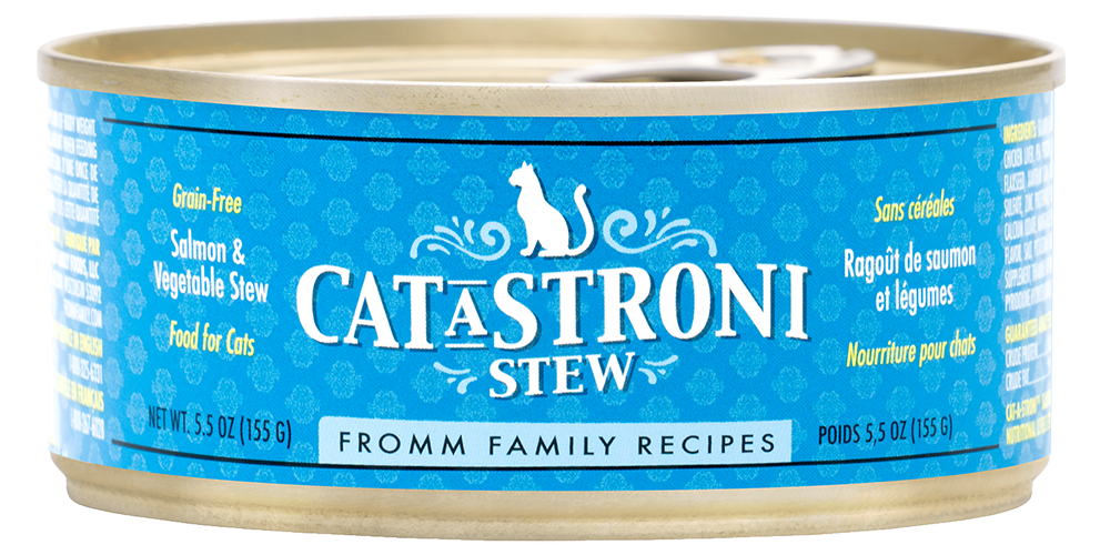 Fromm Catastroni Salmon & Vegetable Stew Canned Cat Food 5.5 oz
