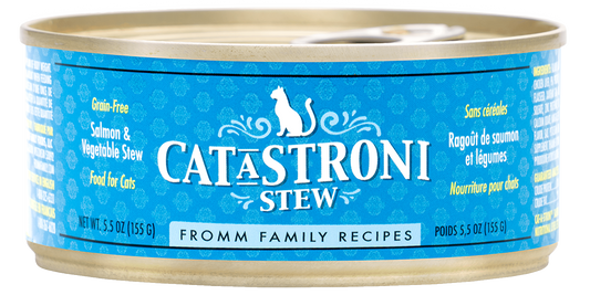 Fromm Catastroni Salmon & Vegetable Stew Canned Cat Food 5.5 oz