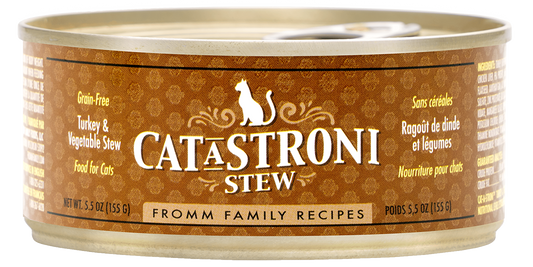 Fromm Catastroni Turkey & Vegetable Stew Canned Cat Food 5.5 oz