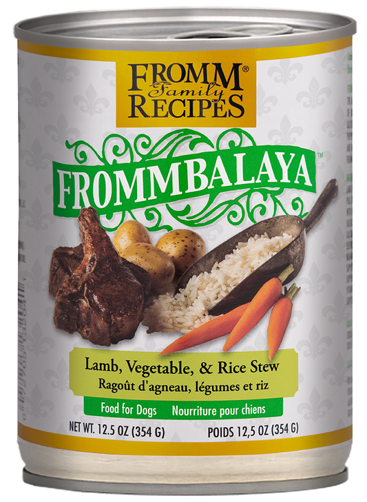 Fromm Frommbalaya Lamb, Vegetable, & Rice Stew Canned Dog Food 12.5 oz