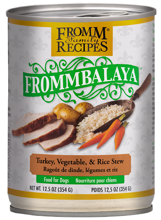 Fromm Frommbalaya Turkey, Vegetable, & Rice Stew Canned Dog Food 12.5 oz