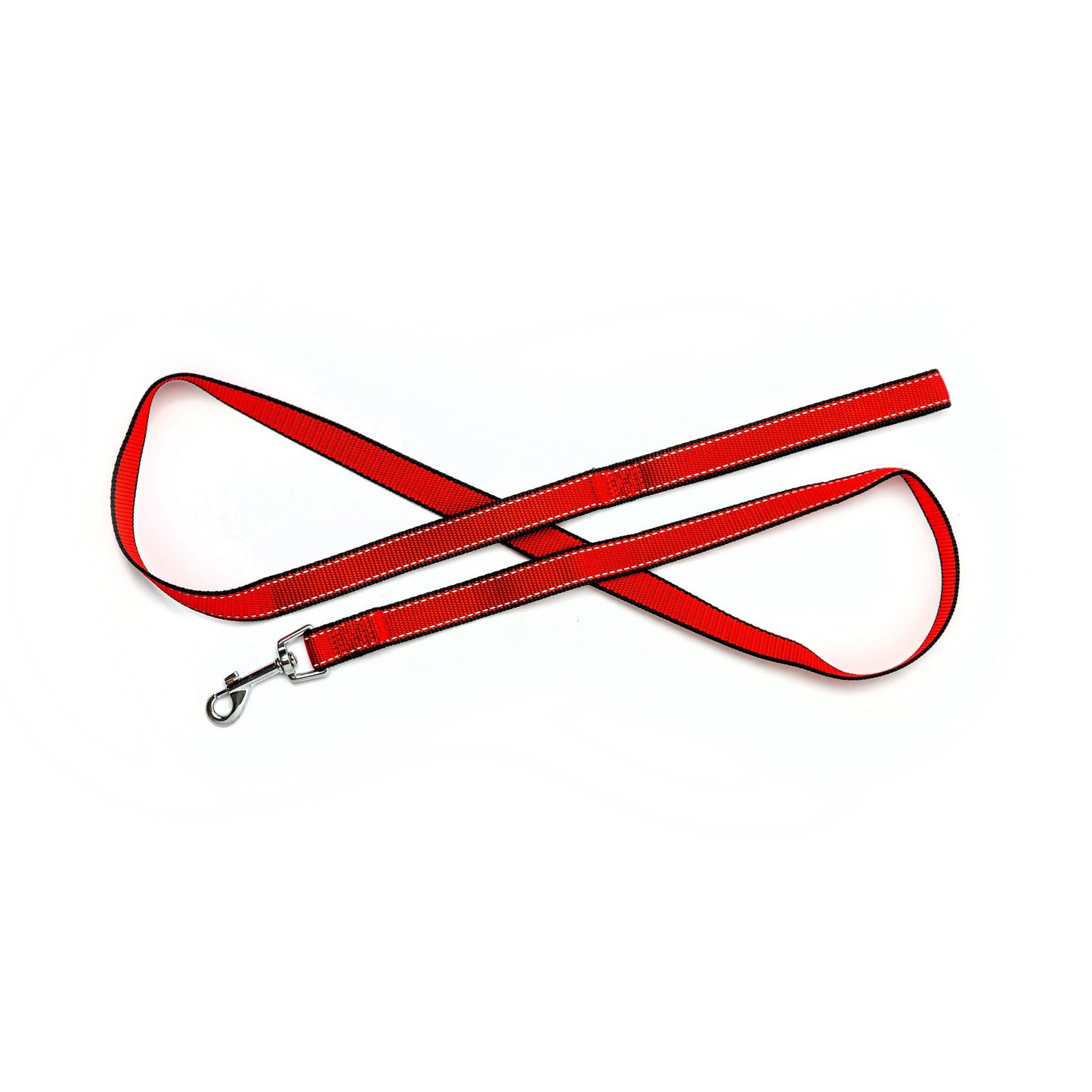 Bark Appeal Red Reflective Leash 5/8"